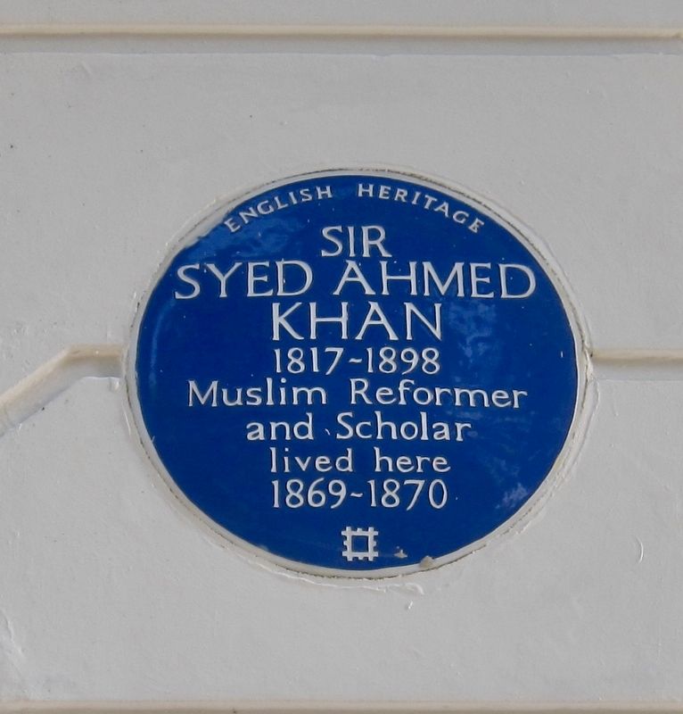 Sir Syed Ahmed Khan Marker image. Click for full size.