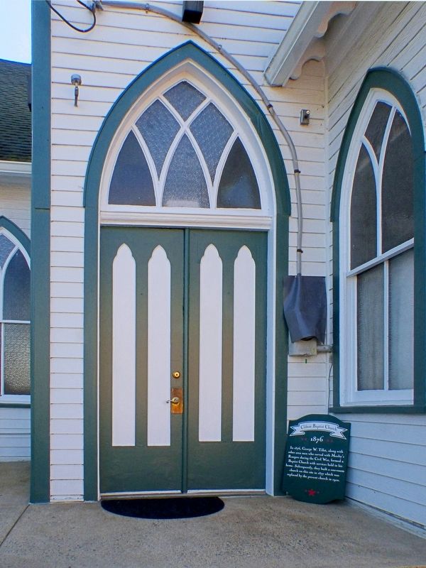 Clifton Baptist Church Marker image. Click for full size.