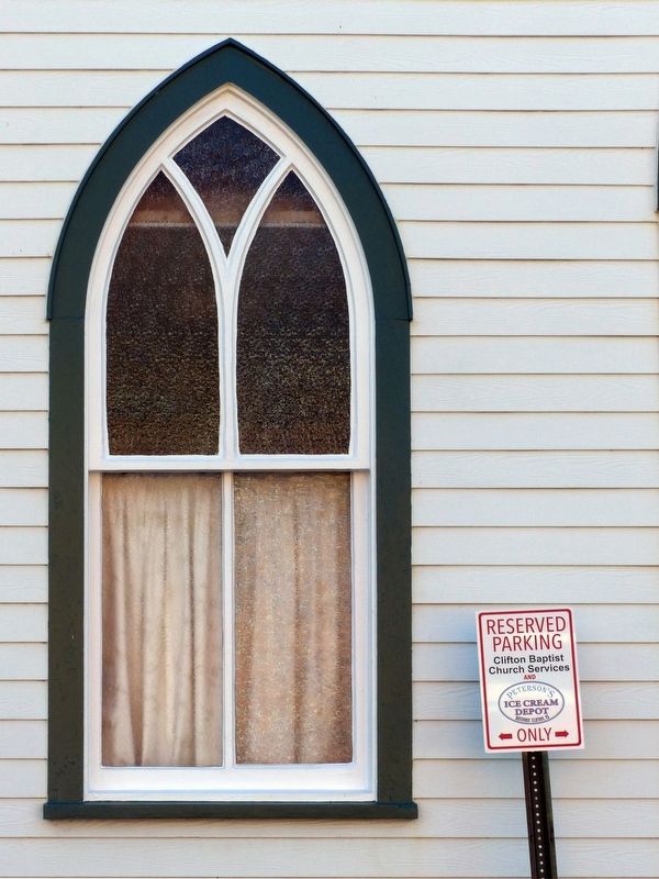 Clifton Baptist Church<br>Window image. Click for full size.