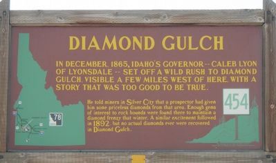 Diamond Gulch Marker image. Click for full size.