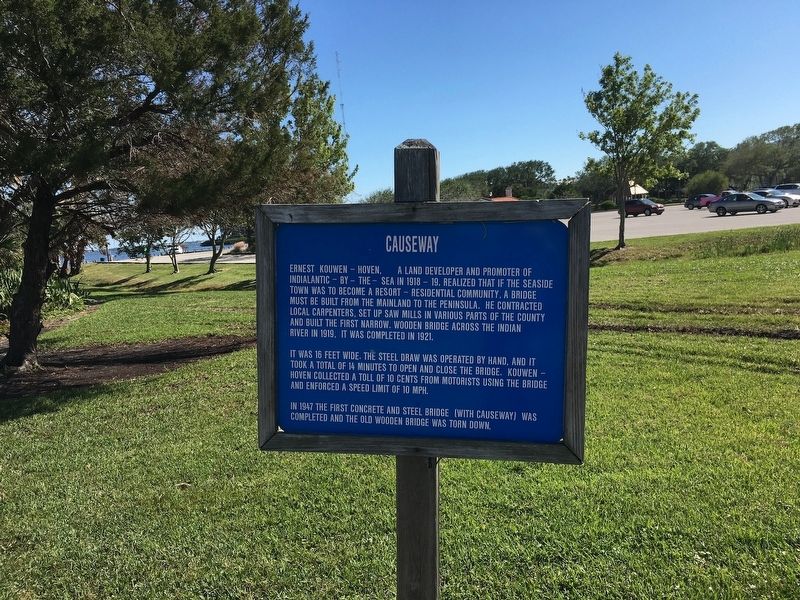 Causeway Marker. Click for full size. Causeway Marker image. Click for full size.