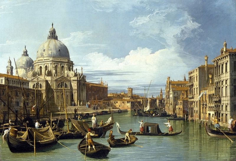 <i>The Entrance to the Grand Canal, Venice</i>. Click for full size. <i>The Entrance to the Grand Canal, Venice</i> image. Click for full size.