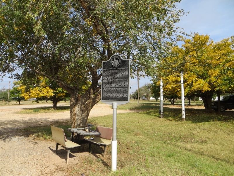 Lamesa Farm Workers Community Marker image. Click for full size.