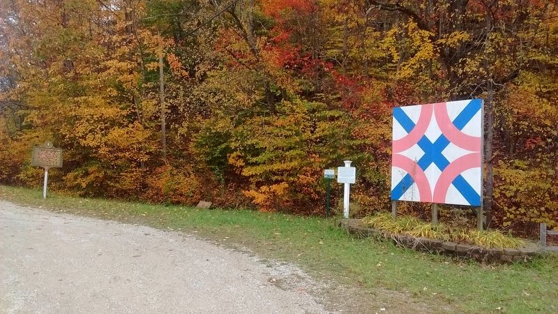 An Early Boom Town Marker. Click for full size. An Early Boom Town Marker image. Click for full size.