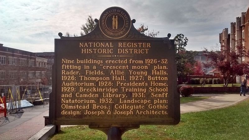 National Register Historic District Marker image. Click for full size.