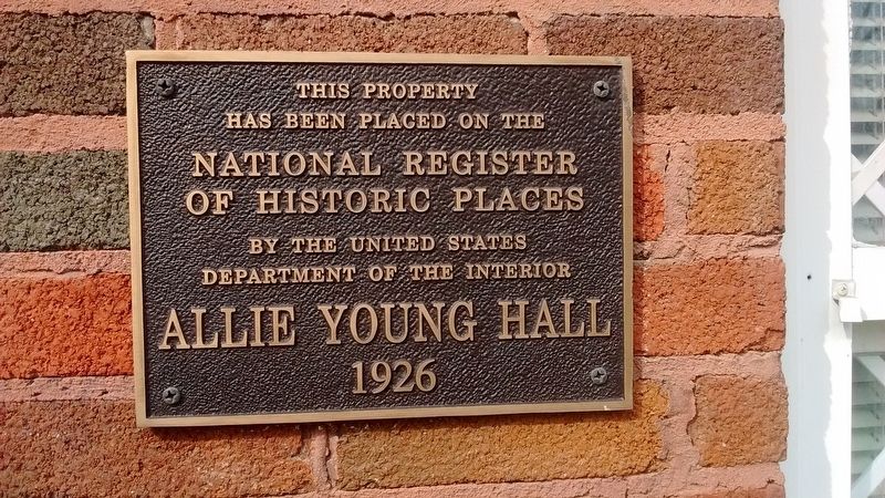 Allie Young Hall image. Click for full size.
