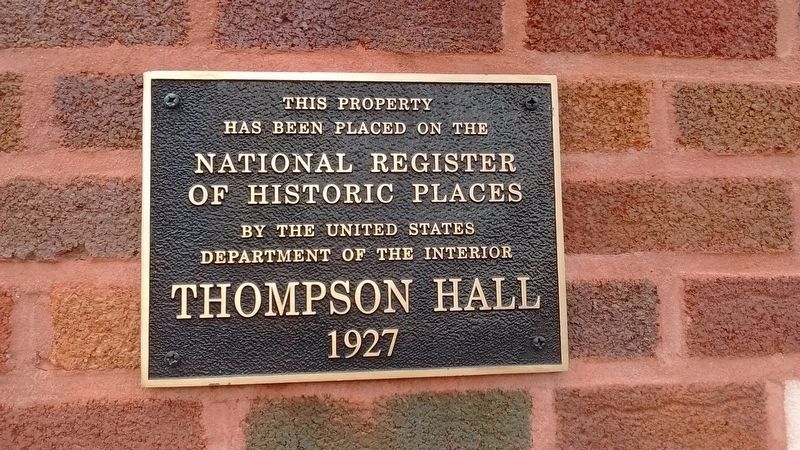 Thompson Hall. Click for full size. Thompson Hall image. Click for full size.