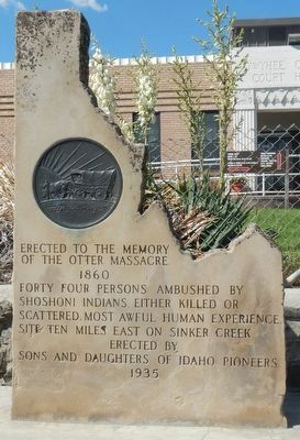 The Otter Massacre Marker. Click for full size. The Otter Massacre Marker image. Click for full size.
