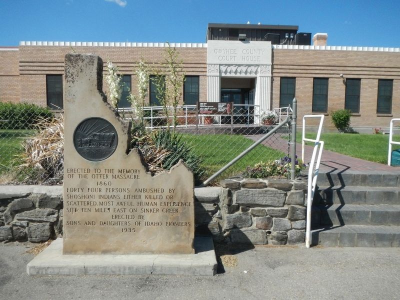 The Otter Massacre Marker. Click for full size. The Otter Massacre Marker image. Click for full size.