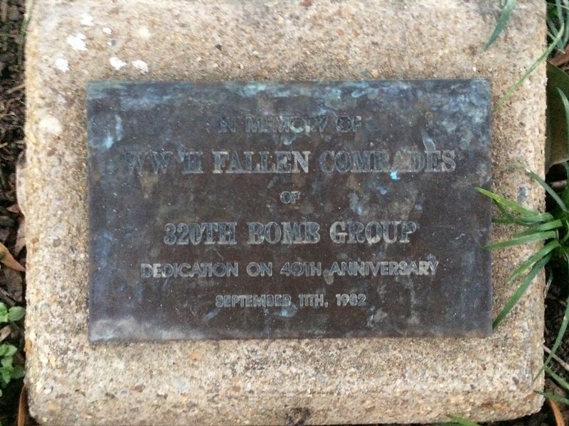 320th Bomb Group Marker. Click for full size. 320th Bomb Group Marker image. Click for full size.