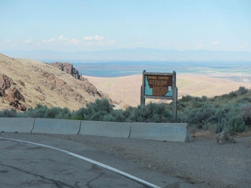 Owyhee Country Marker. Click for full size. Owyhee Country Marker image. Click for full size.