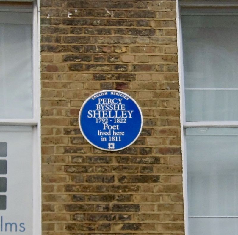 Percy Bysshe Shelley Marker image. Click for full size.