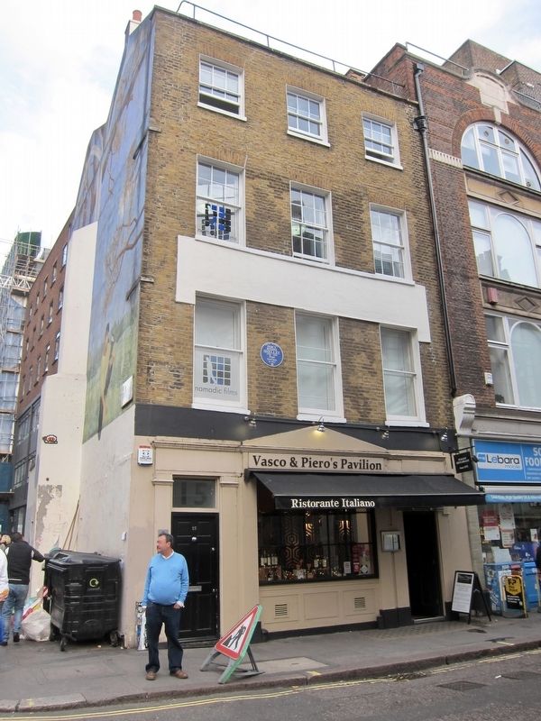 Percy Bysshe Shelley Marker - Wide View image. Click for full size.