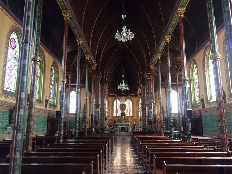 The interior of the nearby Our Lady of Mercy (Nuestra Señora de Merced) Catholic Church. Click for full size. The interior of the nearby Our Lady of Mercy (Nuestra Señora de Merced) Catholic Church image. Click for full size.