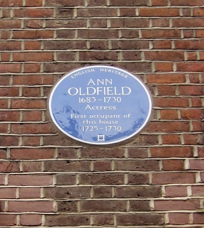 Ann Oldfield Marker image. Click for full size.