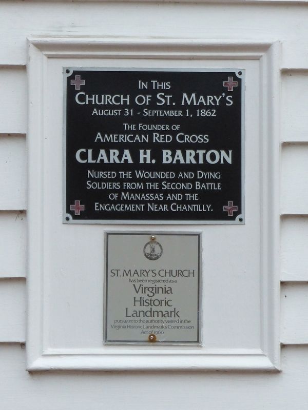 In this Church of St. Mary’s Marker image. Click for full size.