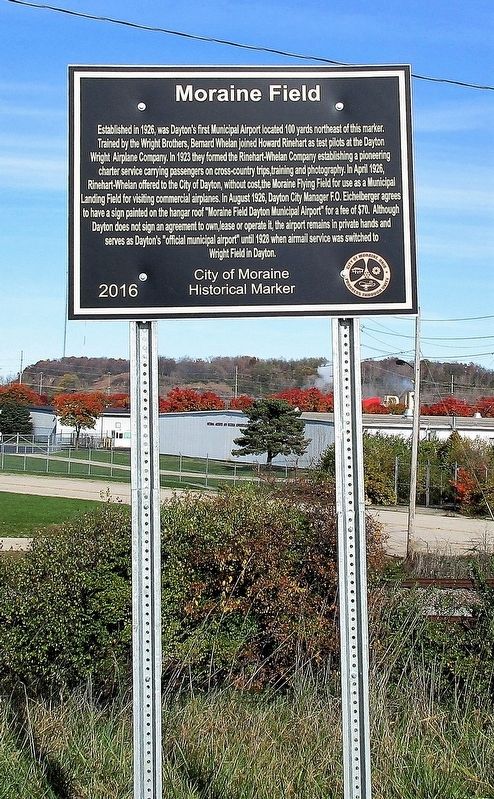 Moraine Field Marker image. Click for full size.