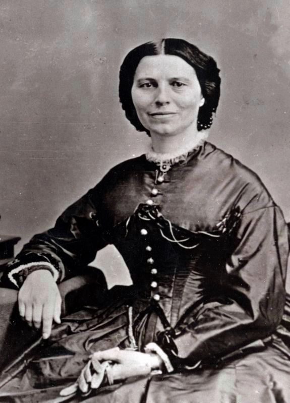 Clara Barton. Click for full size. Clara Barton image. Click for full size.