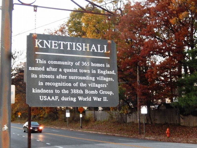 Knettishall Marker. Click for full size. Knettishall Marker image. Click for full size.