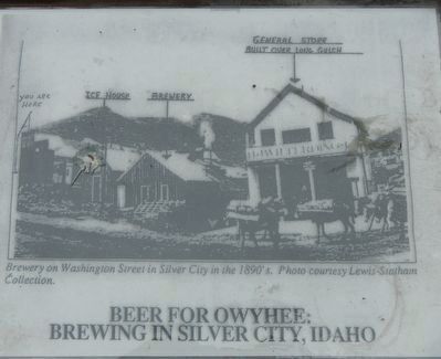 Historic Photograph of the Owyhee Brewery image. Click for full size.
