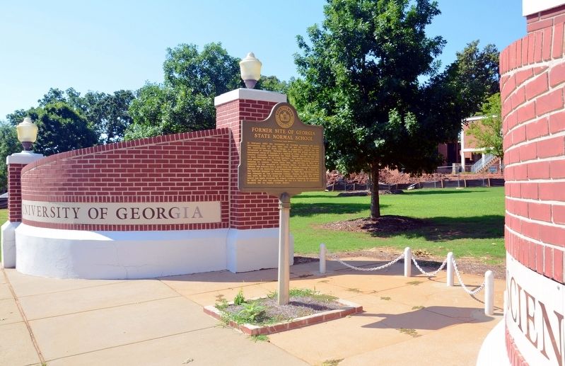 Former Site of Georgia State Normal School Marker image. Click for full size.