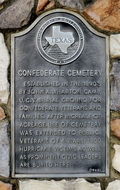 Confederate Cemetery Marker. Click for full size. Confederate Cemetery Marker image. Click for full size.