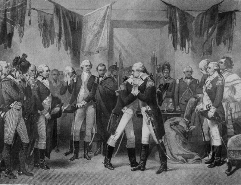"Washingtons Farewell to His Officers." image. Click for full size.