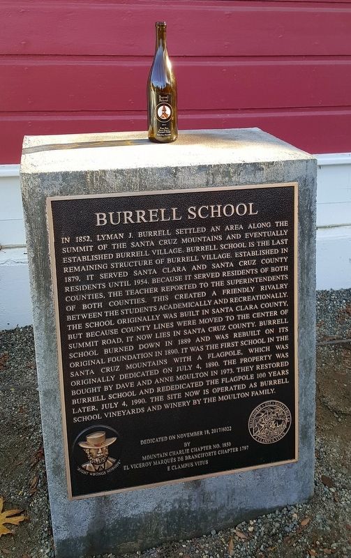 Burrell School Marker image. Click for full size.