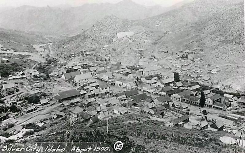 <i>Silver City, Idaho. About 1900.</i> image. Click for full size.
