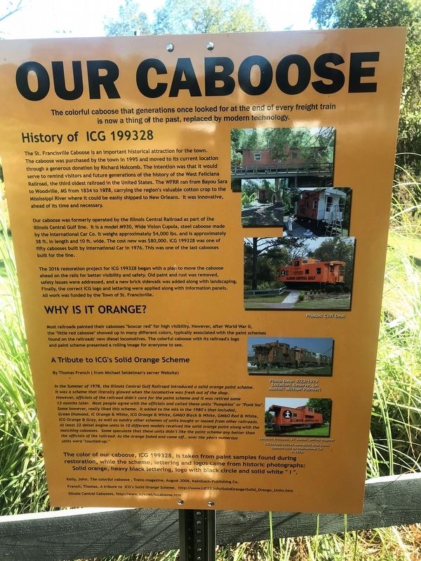 Our Caboose Marker image. Click for full size.