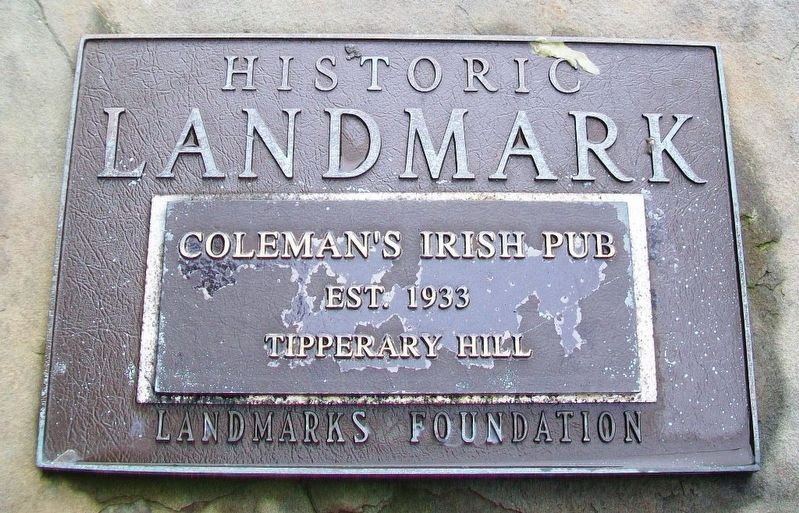 Coleman's Irish Pub Landmark Marker image. Click for full size.