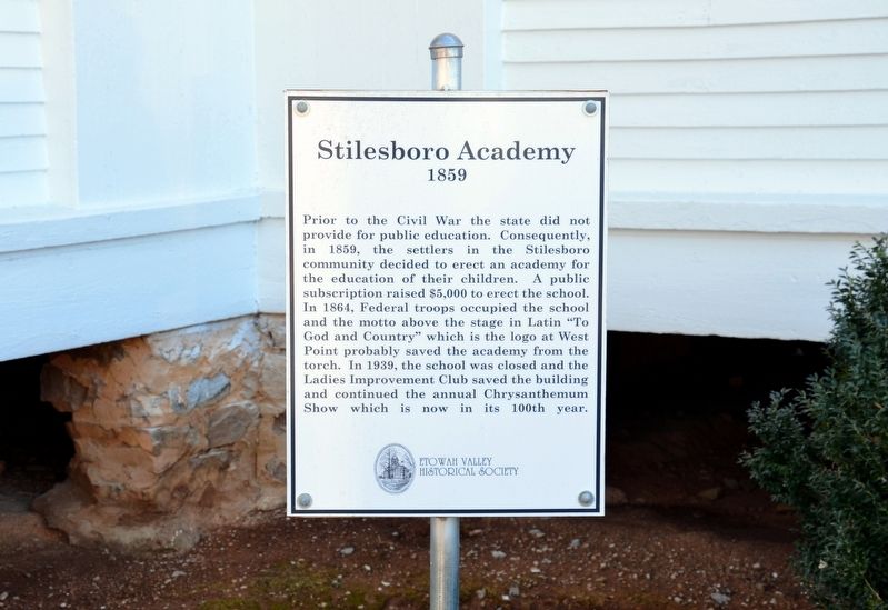 Stilesboro Academy Marker image. Click for full size.