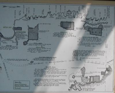 Archaeological map of coastal kūula by Henry Kekahuna image. Click for full size.