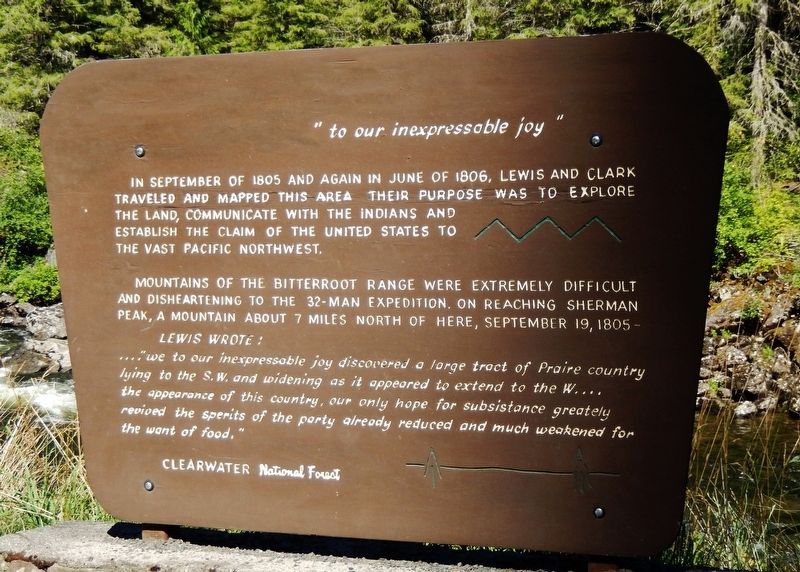 "to our inexpressable joy" Marker. Click for full size. "to our inexpressable joy" Marker image. Click for full size.