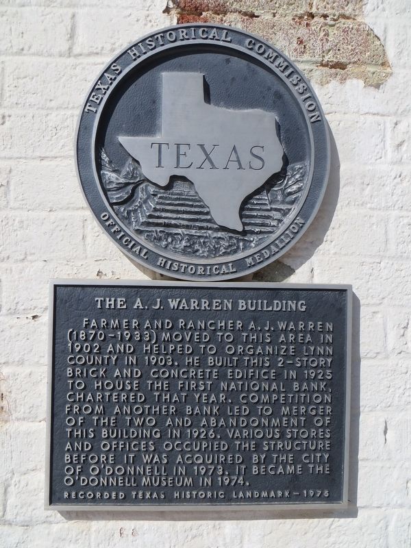 The A. J. Warren Building Marker image. Click for full size.