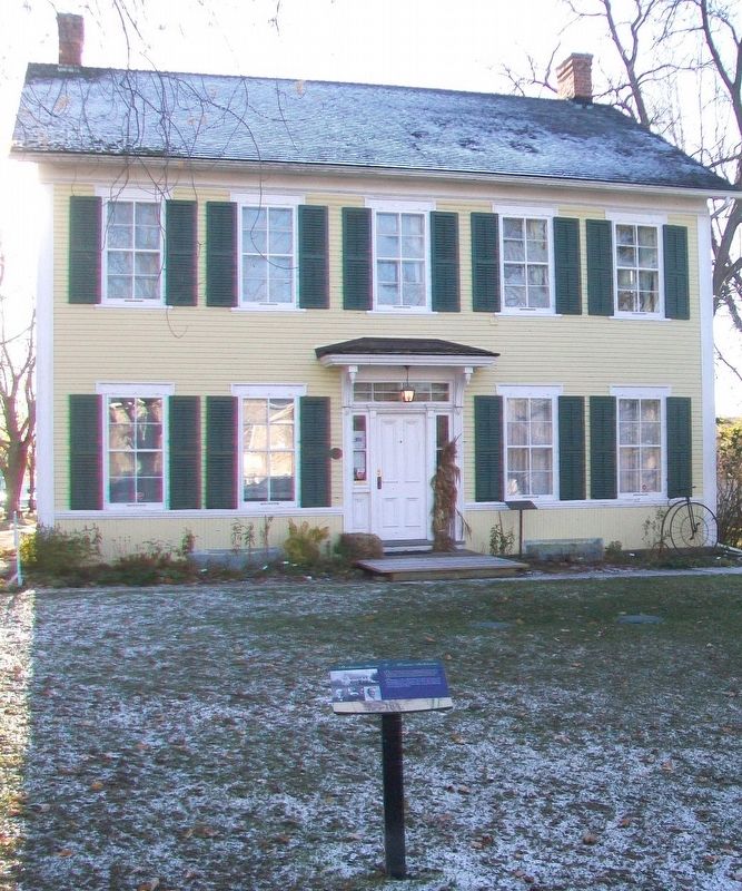 Dickinson House / Maison Dickinson and Marker. Click for full size. Dickinson House / Maison Dickinson and Marker image. Click for full size.