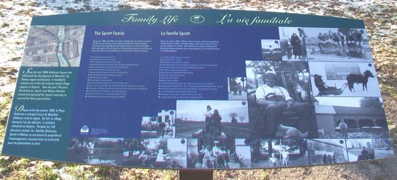 Family Life / la vie familiale Marker image. Click for full size.