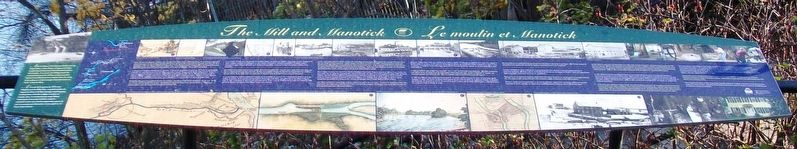 The Mill and Manotick / Le moulin et Manotick Marker. Click for full size. The Mill and Manotick / Le moulin et Manotick Marker image. Click for full size.