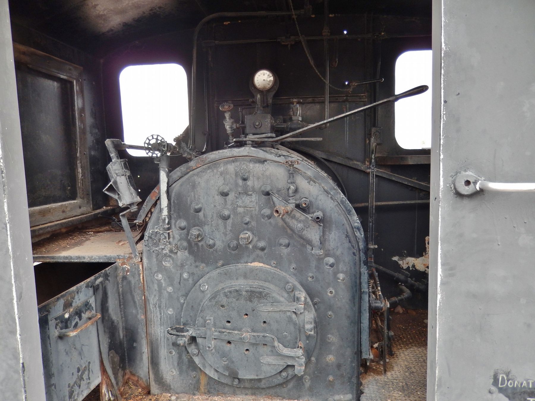 "Dinky" Locomotive Marker (<i>firebox view</i>). Click for full size. "Dinky" Locomotive Marker (<i>firebox view</i>) image. Click for full size.
