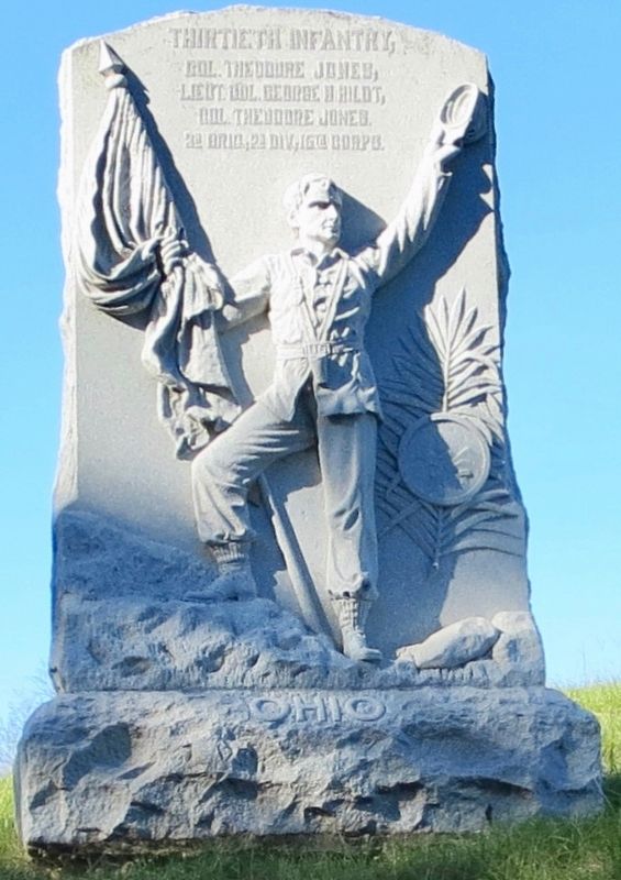 Ohio Thirtieth Infantry Monument image. Click for full size.