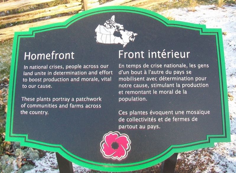 Homefront / Front int�rieur Marker image. Click for full size.