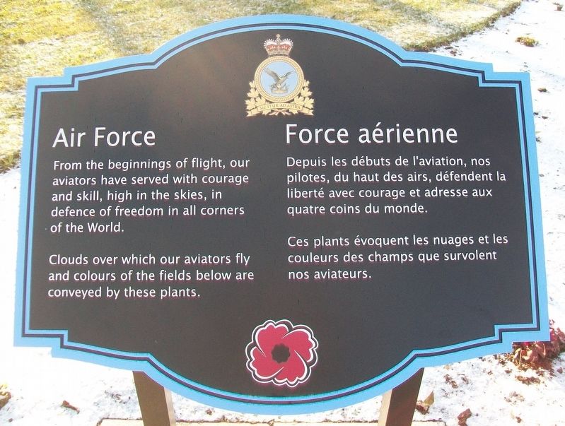 Air Force / Force arienne Marker image. Click for full size.