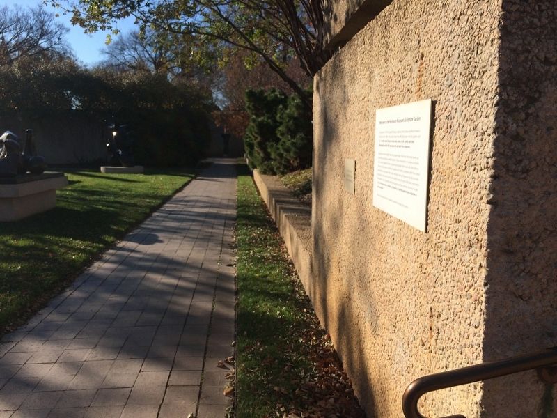 Welcome to the Hirshhorn Museum's Sculpture Garden Marker. Click for full size. Welcome to the Hirshhorn Museum's Sculpture Garden Marker image. Click for full size.