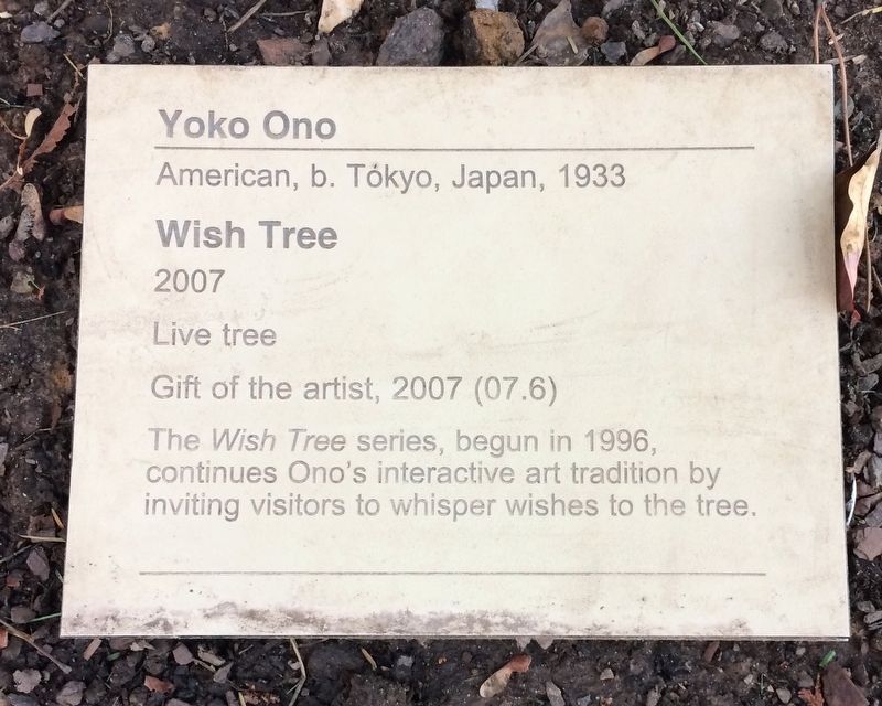 Yoko Ono Marker image. Click for full size.