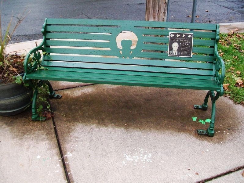 Patrick "Joe" Dwyer Marker and Bench image. Click for full size.