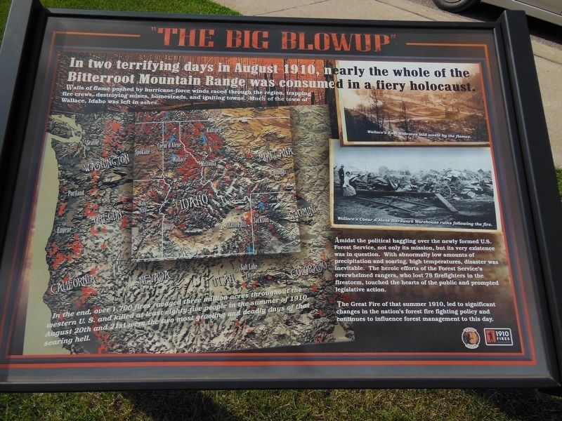 "The Big Blowup" Marker image. Click for full size.