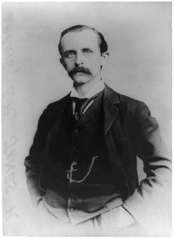 <i>Sir James M. Barrie, author, half-length portrait, standing, facing left...</i> image. Click for full size.