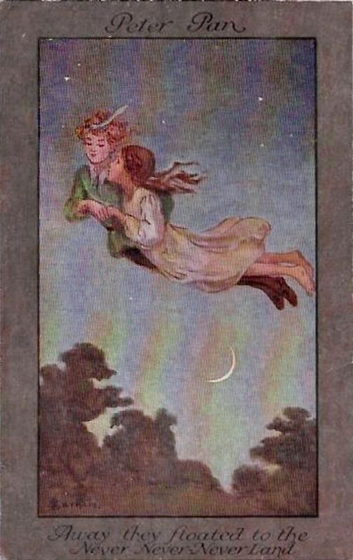 <i>Peter Pan...Away they floated to the NeverNeverNever Land</i> image. Click for full size.