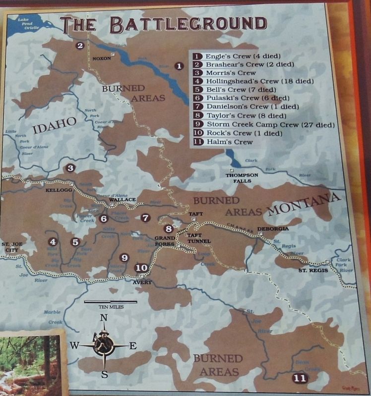 Marker detail: Fire Sites Map image. Click for full size.
