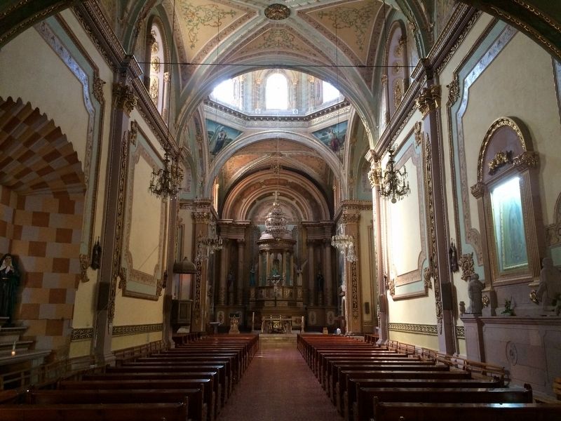 The interior of the Church of Saints Peter and Paul of La Cañada. Click for full size. The interior of the Church of Saints Peter and Paul of La Cañada image. Click for full size.